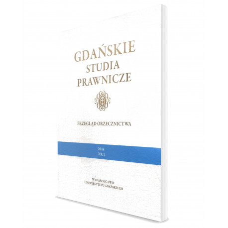 Gdańskie Studia Prawnicze 2014/1