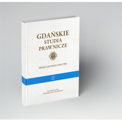 Gdańskie Studia Prawnicze. Przegląd Orzecznictwa 2018/1