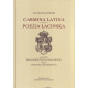 Carmina latina. Poezja łacińska.