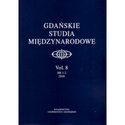 Gdańskie Studia Międzynarodowe. Vol.8, nr 1-2 