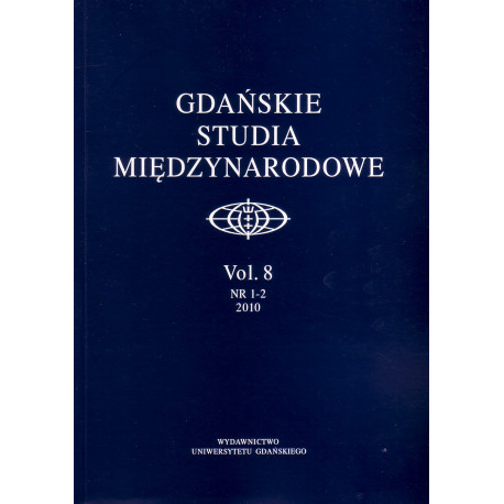 Gdańskie Studia Międzynarodowe. Vol.8, nr 1-2 