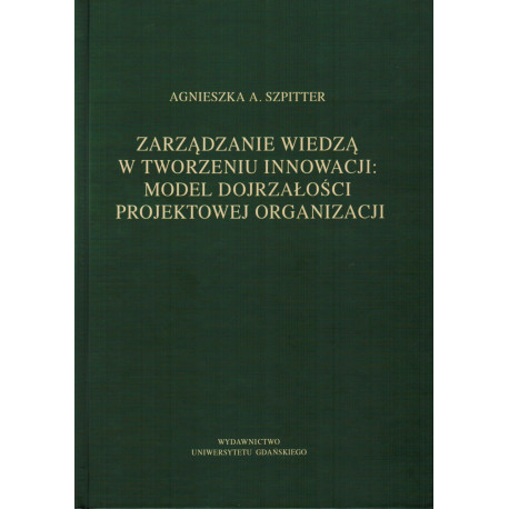 Okładka zarządzania wiedzą w tworzeniu...