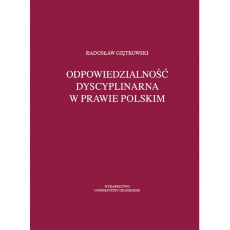 Okładka odpowiedzialności karnej...