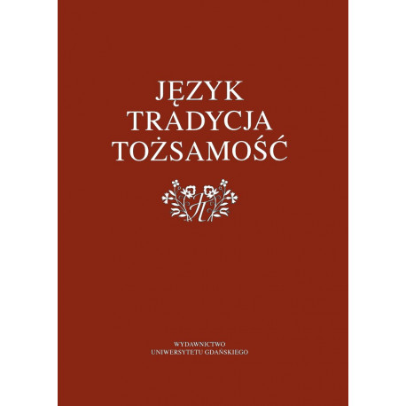 Okładka Języka tradycji tożsamości